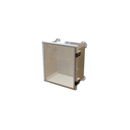 Serpac Hinged Latched Cabinet/Junction Box Clea I632HL,TCBG